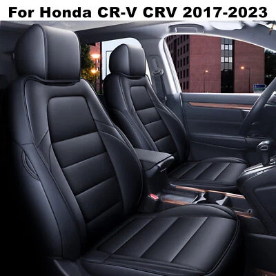 Custom for Honda CRV CR-V Car Seat Covers Nappa Leather Full Set Protectors - Image 1 of 4
