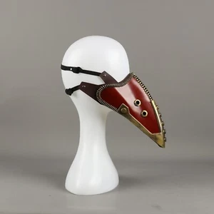 Overhaul Mask Birds Long Nose Punk Crow Retro Rock Steampunk Cosplay Masks - Picture 1 of 8
