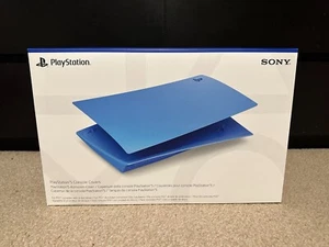 Official Sony PS5 Disc Edition Console Cover Faceplates - STARLIGHT BLUE - New - Picture 1 of 3