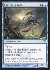 SKY-EEL SCHOOL 44/249 SCARS OF MIRRODIN MTG MAGIC LP (yourdeckbuilder) - Picture 1 of 1