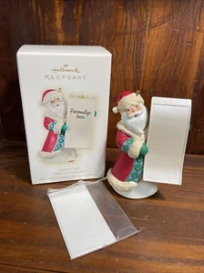 Hallmark Keepsake Lista de Papá Noel Escribir en Adorno de Navidad 2009 Nuevo - Imagen 1 de 9