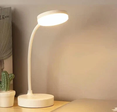 LED Small Table Lamp Dimmable Study Work Bedside Nightstand Desktop Night Light - image 1 of 4