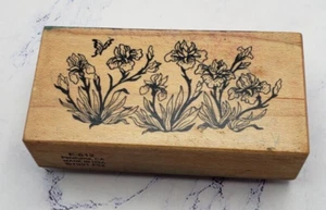 Orchid Garden PSX E-612 Wood Mounted Rubber Stamp - Picture 1 of 7