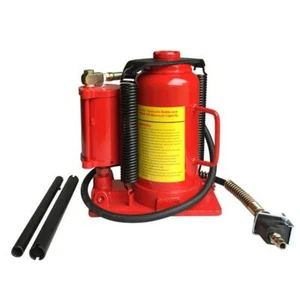 20 Ton Air Hydraulic Bottle Jack Red - Picture 1 of 10