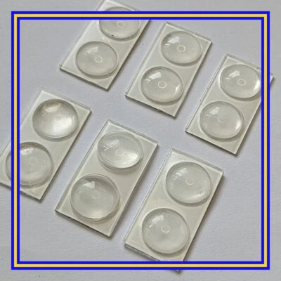 102384 X 6 Fermacassetto o Fermaporta Ikea Soft Close in plastica trasparente