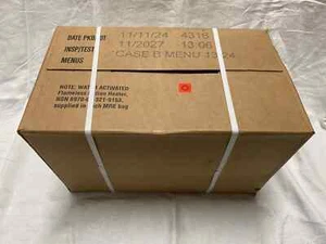 MRE - Meals Ready to Eat - US ARMY, Case B, Insp. Date 11/2027, 12-Menüs - USA - Bild 1 von 3
