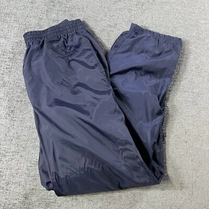 Vintage Reebok Men’s XL Track Pants Navy Blue Windbreaker Sportswear Y2K - Picture 1 of 10