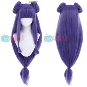 Anime Ranma 1/2 Cosplay Shampoo Ranma Coda di Cavallo con Panini Capelli Parrucche Halloween - Foto 1 di 4