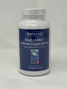 Allergy Research Group, New, Multi-Vi-Min without Copper & Iron, 150 vegicaps - Picture 1 of 3