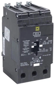 EGB34035 - Schneider Electric (D quadrato) 3 poli 35 A 480Y/277 V AC Circu bullonato - Foto 1 di 3