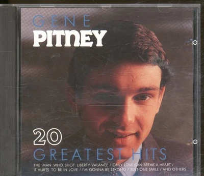Gene Pitney 20 Größte Hits CD Niederlande Schwarze Tulpe Hülle Gedruckt In West - Bild 1 von 3
