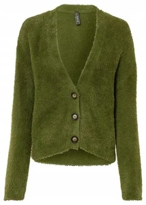 Strickjacke mit Viskose Gr. 44/46 Grün Damenjacke Strick-Jacke Neu - Bild 1 von 1