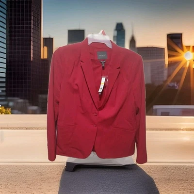 Chaqueta Blazer The Limited Mujer 14 Roja Nueva Con Etiquetas Drew Clásica A Medida Profesional  Foto 1 de 4