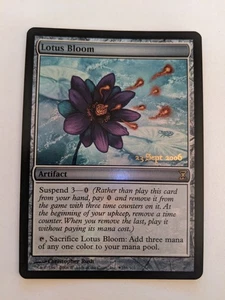 MTG English FOIL Magic Card Near Mint LOTUS BLOOM from Time Spiral pre-PROMO - Picture 1 of 1