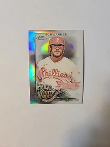 2022 Topps Chrome Allen & Ginter Baseball Kyle Schwarber #131 rifrattore SD5213 - Foto 1 di 2