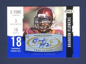 BRANDON FLOWERS CARTA ROOKIE AUTOGRAFATA (RC): 2008 SAGE HIT #A41 - Foto 1 di 2