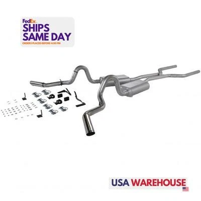 Flowmaster 17120, Kit A/T Exhaust System 64-72 El Camino Steel Natural Performan - Image 1 of 4