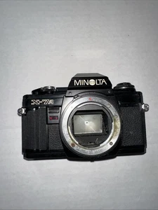Minolta X-7A - Cámara SLR de 35 mm *SOLO CUERPO* - Negra - Sin probar - Imagen 1 de 9