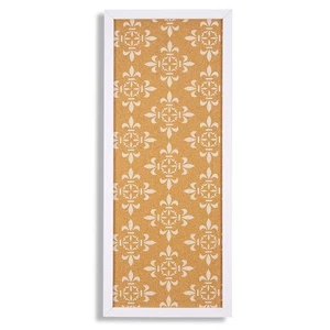 Decorative Cork Boards for Walls, Framed Tack Bulletin Board, 10 x 24 in - Picture 1 of 10