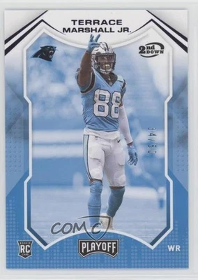 2021 Panini Playoff Rookies 2nd Down /50 Terrace Marshall Jr #220 Rookie RC - Image 1 of 2