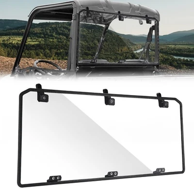 UTV Rear Windshield For 2017-2025 Polaris Ranger Midsize 500 /570 /Crew 570/ETX - Image 1 of 4