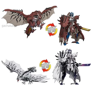 PSL Monster Hunter x Transformers TAKARA TOMY Rathalos Prime All 2 types Set - Picture 1 of 18