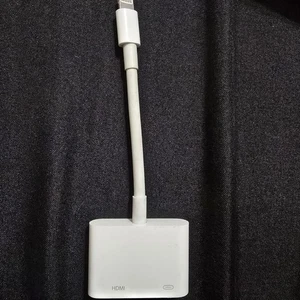 Adaptateur AV Lightning vers numérique Apple authentique (HDMI) (MD826AM/A) - Blanc (occasion) - Photo 1/4