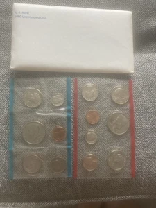 1980 US Mint Set Uncirculated 13 Coin Set Philadelphia & Denver P, D And S SBA - Picture 1 of 2