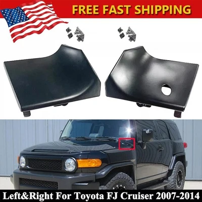 LH RH Side Upper Fender Hood Panel Base Cover Set For Toyota FJ Cruiser 2007-14 Foto 1 de 4