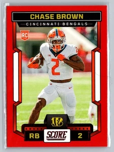 2023 Puntuación #323 Chase Marrón Rojo - Imagen 1 de 2