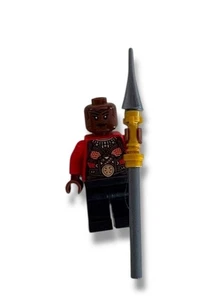Lego Marvel Super Heroes Black Panther Okoye Minifig w/Spears+ Extras sh0847 - Picture 1 of 2