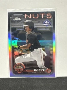 Tai Peete-2024 Topps Chrome Pro Debut Refractor #PDC-107 Mariners / Nuts - Bild 1 von 10
