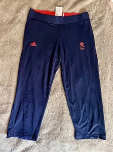 adidas Team GB Tight Capri Leggings Womens - Great Britain Training - - Picture 1 of 7