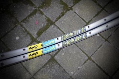 MAVIC Open 4 Ceramic Rim / Clincher / 28" 700C / 36 H / Silver #VELOWIZARD - Bild 1 von 4