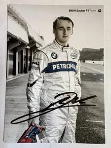 Robert Kubica signiert Formel 1 Karte Unterschrift Signatur Autogramm Signed F1 - Bild 1 von 2