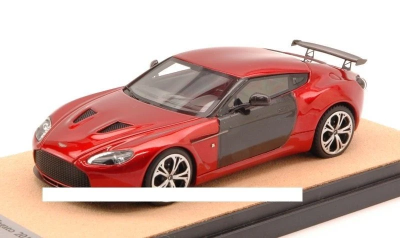 Tecnomodel TMDMI52AS ASTON MARTIN V12 ZAGATO 2012 METALLIC RED W/CARBON ED.LIM.P - Immagine 1 di 1