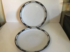 Juego de 2 platos de cena de gres Noritake Kachina 8458 10 1/4" ~ Santa Fe Azteca - Imagen 1 de 7