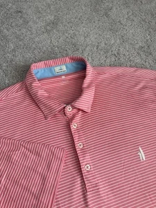 Johnnie O Hangin Out Coral Polo Southern Pines Men’s XXL *faded* - Picture 1 of 7