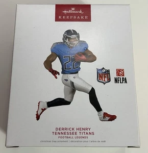 Ornamento calcio 2022 Hallmark Derrick Henry Tennessee Titans NFL usato in ottime condizioni - Foto 1 di 4