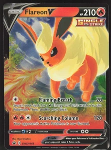 Flareon V SWSH149 Promo Pokemon TCG SWSH: Sword & Shield Promo Cards NM - Picture 1 of 2