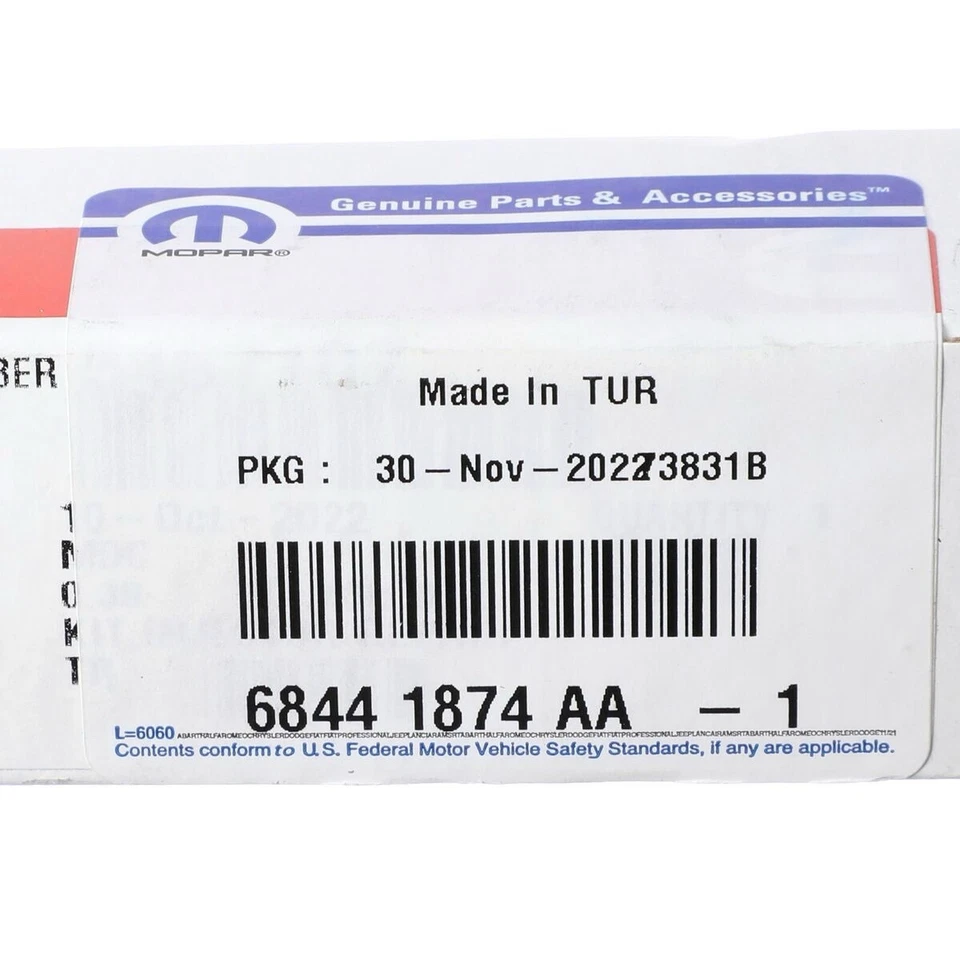 Kit de tubo inyector de combustible diésel Mopar genuino OEM 68441874AA Ram 2500/3500 Foto 1 de 4