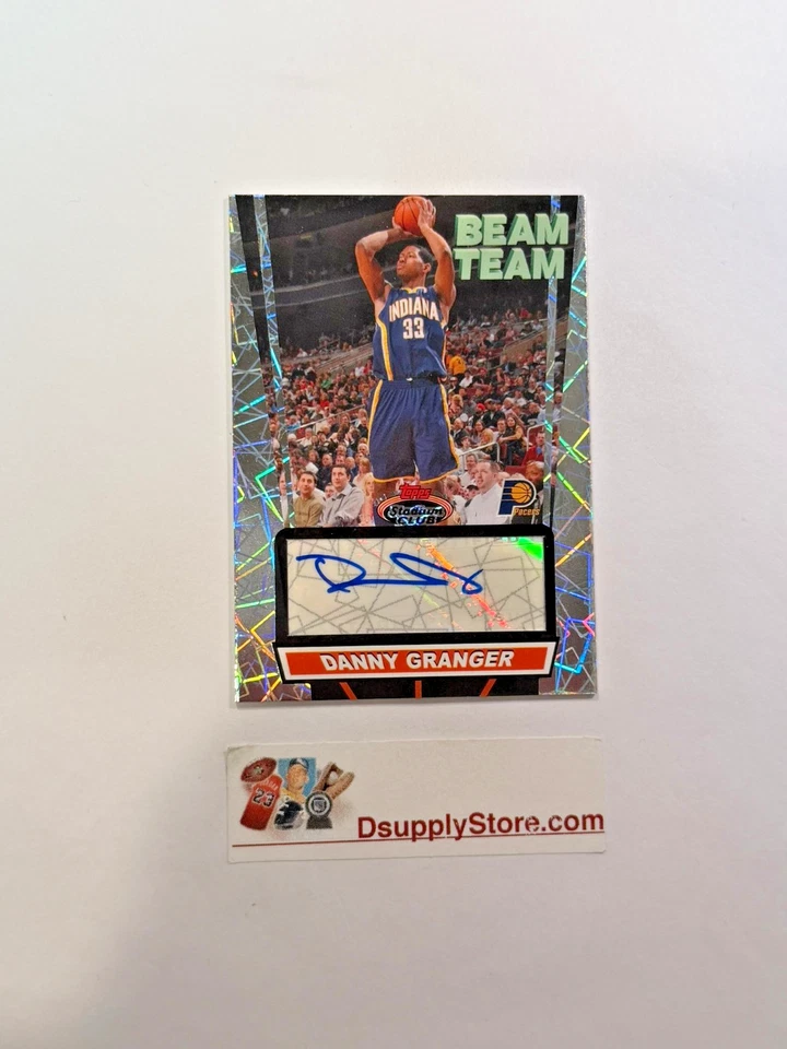 2007 Topps Beam Team Autographed Auto Card #BTA-DG Danny Granger Pacers - Image 1 of 1