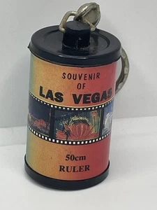 Las Vegas Photo Film Keychain Souvenir Travel Collector Vintage - Picture 1 of 5