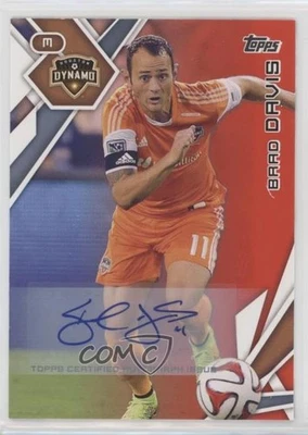 2015 Topps MLS Red Auto 1/1 Brad Davis #128 Auto 2k3 - Image 1 of 3