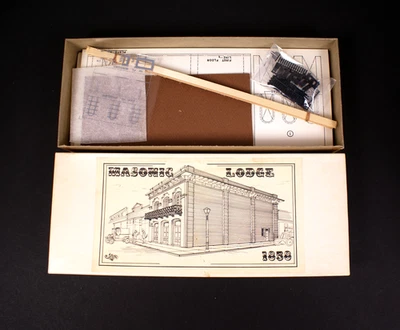 Historical Scale Structures Masonic Lodge 1858, Kit No ML-21, NIB HO Scale - Image 1 of 4
