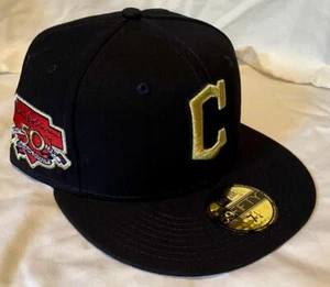 CAPPELLO/CAPPELLO LEVELAND GUARDIANS NEW ERA JACKIE ROBINSON 50° ANNIVERSARIO NUOVO CON ETICHETTE - Foto 1 di 6
