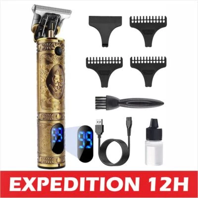 Tondeuse Cheveux Hommes, Tondeuse Barbe Homme Professionnel Rasoir Tondeuse Chev - Immagine 1 di 4