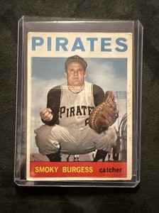 1964 Topps #37 Smoky Burgess Pirates