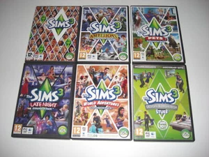 THE SIMS 3 Starter Pack Pc Sims 3 + AMBITIONS LATE NIGHT WORLD ADVENTURES PETS + - Picture 1 of 1