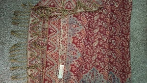 Pashmina Scarf Shawl Wrap-Paisley original Printed Silk Cashmere Soft - Picture 1 of 3